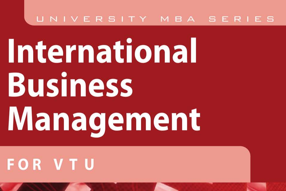 INTERNATIONALBUSINESSMANAGEMENT